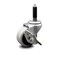 Service Caster 2 Inch Thermoplastic Rubber Wheel 3/4 Inch Expanding Stem Caster with Brake SCC-EX05S210-TPRS-SLB-34 - alternate 1